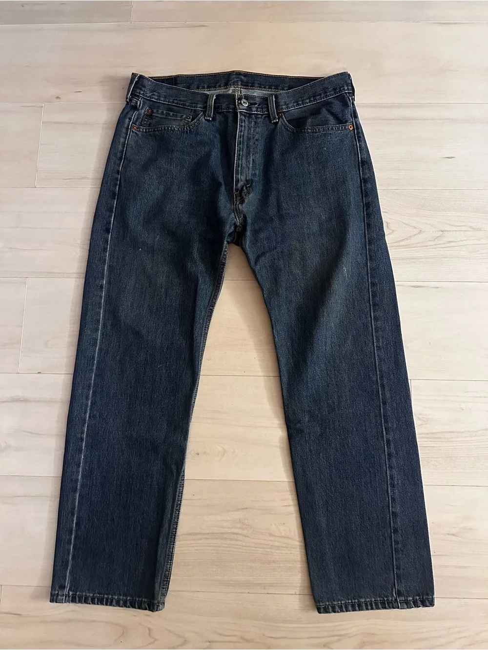 Levi's 505 Straight Men’s Dark Jeans Size 36x30 0092